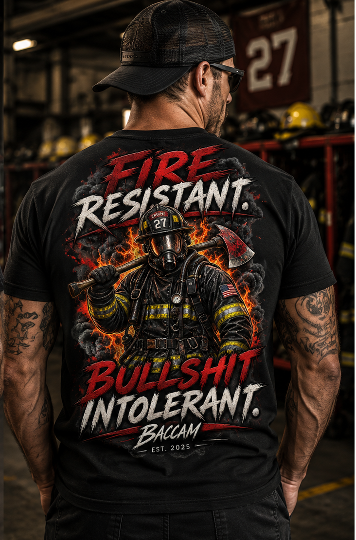 Fire Resistant. Bullshit Intolerant