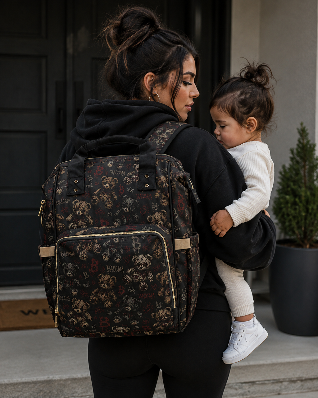 Twisted Teddies Diaper Backpack