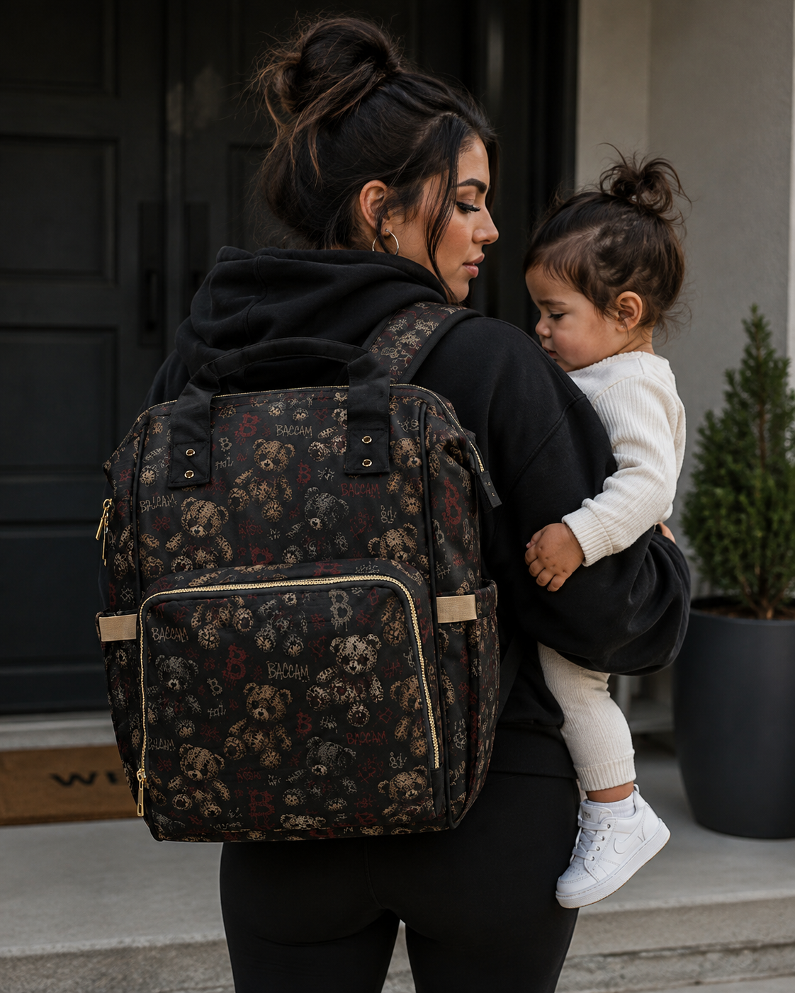Twisted Teddies Diaper Backpack