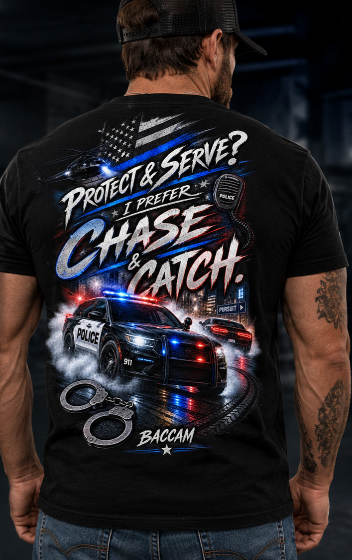Chase & Catch – Police Graphic Tee