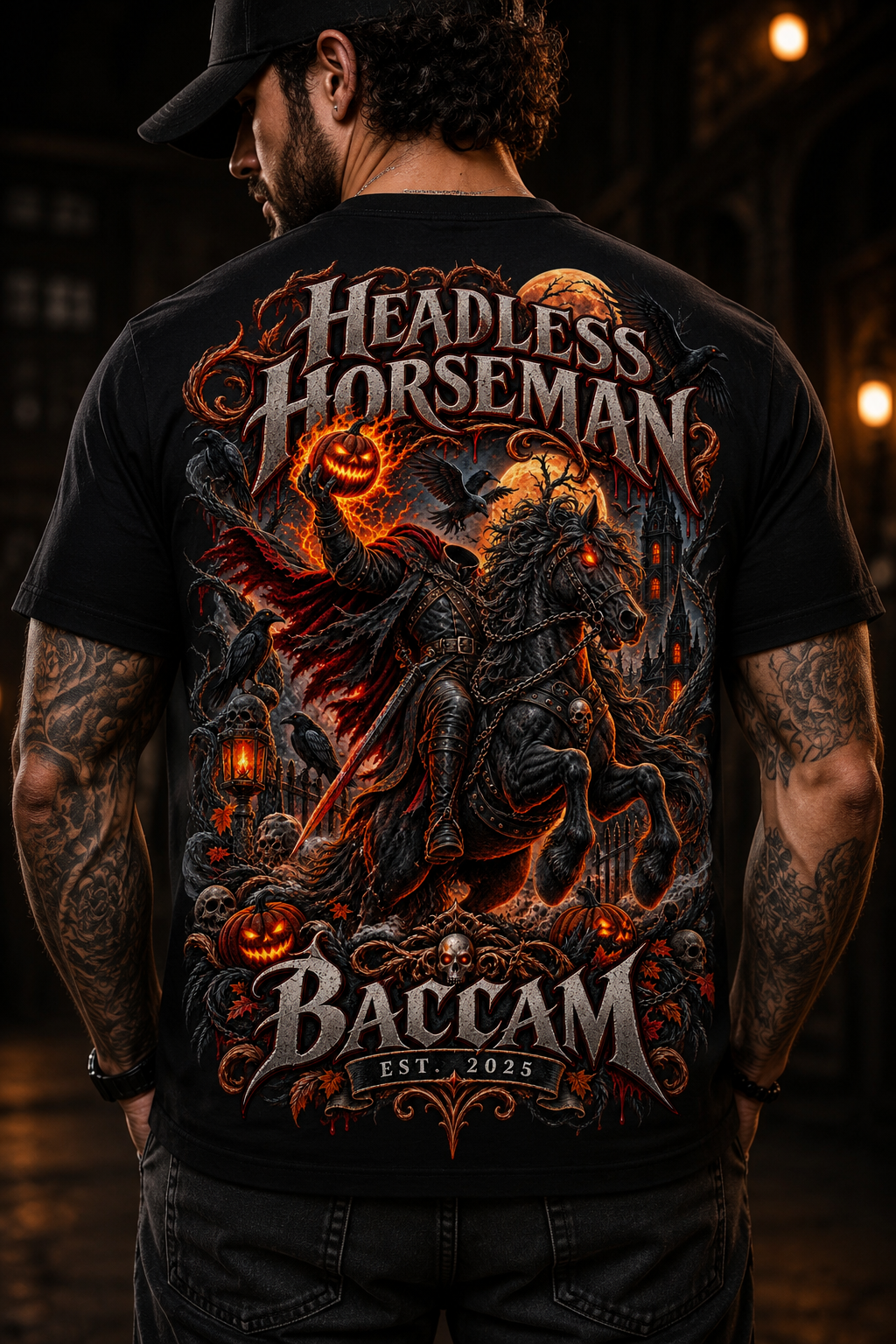 Ride at Midnight | Headless Horseman Horror Tee