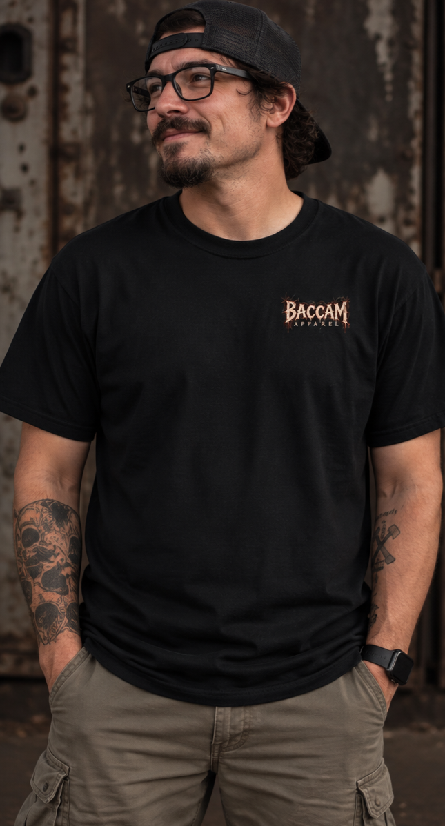 He’s Actually Pretty Chill | Baccam Apparel Horror Graphic Tee