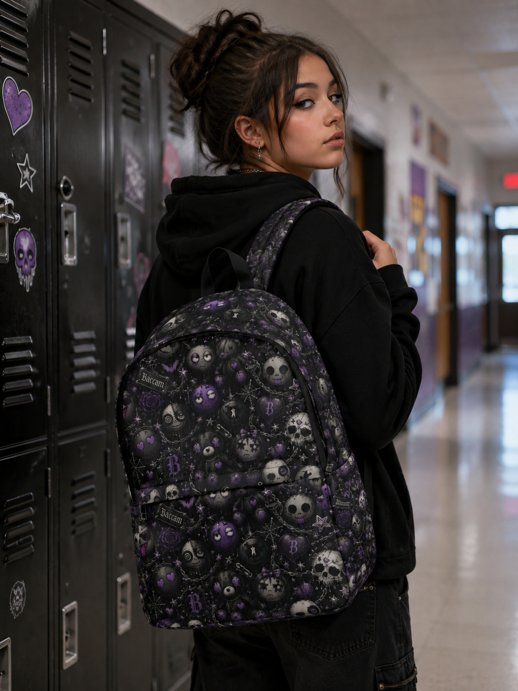 Goth Emojis Backpack