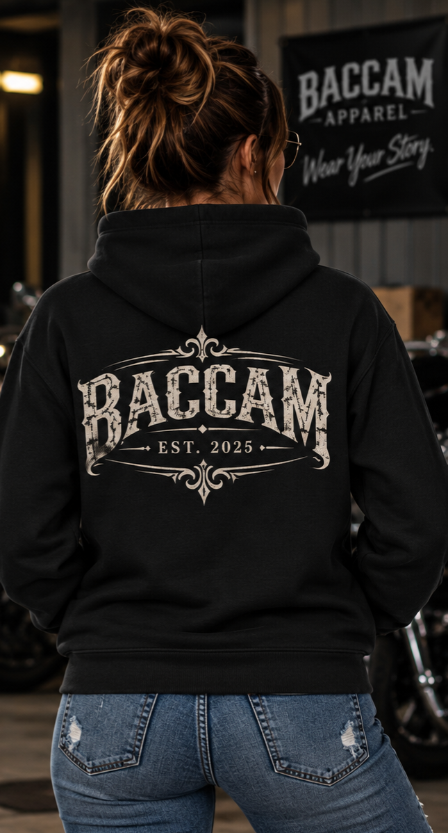 Baccam Heritage Black Hoodie