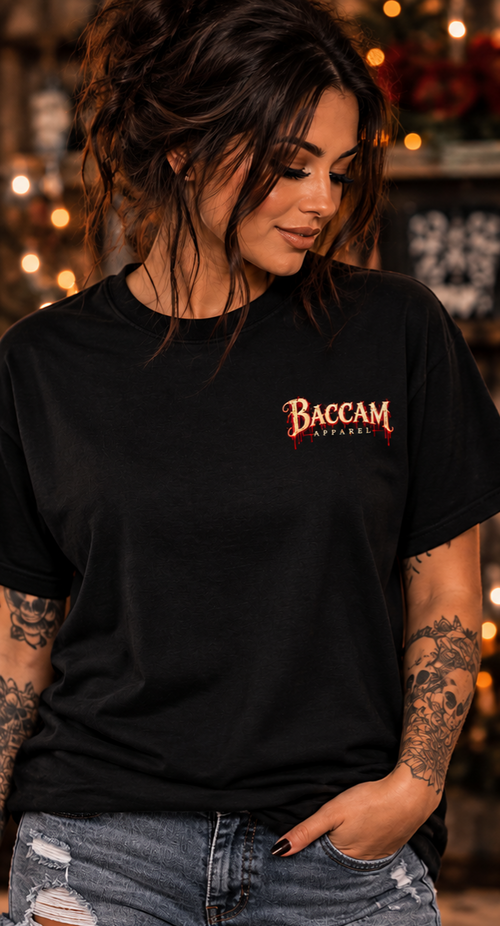 All Is Calm… For Now | Dark Christmas Graphic Tee