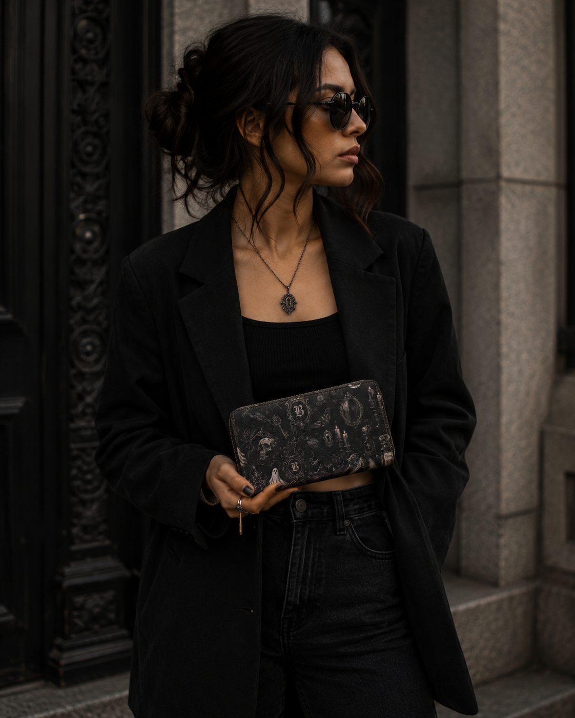 Baccam Spooky Zipper Wallet