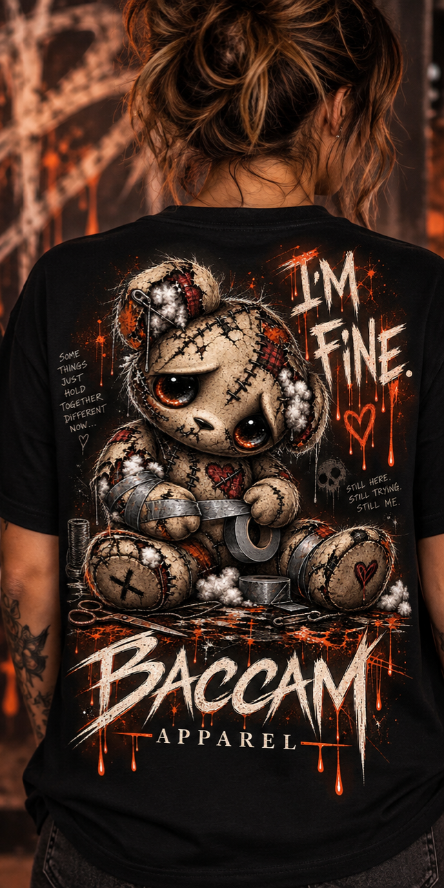 I'm Fine — Baccam Original Graphic Tee