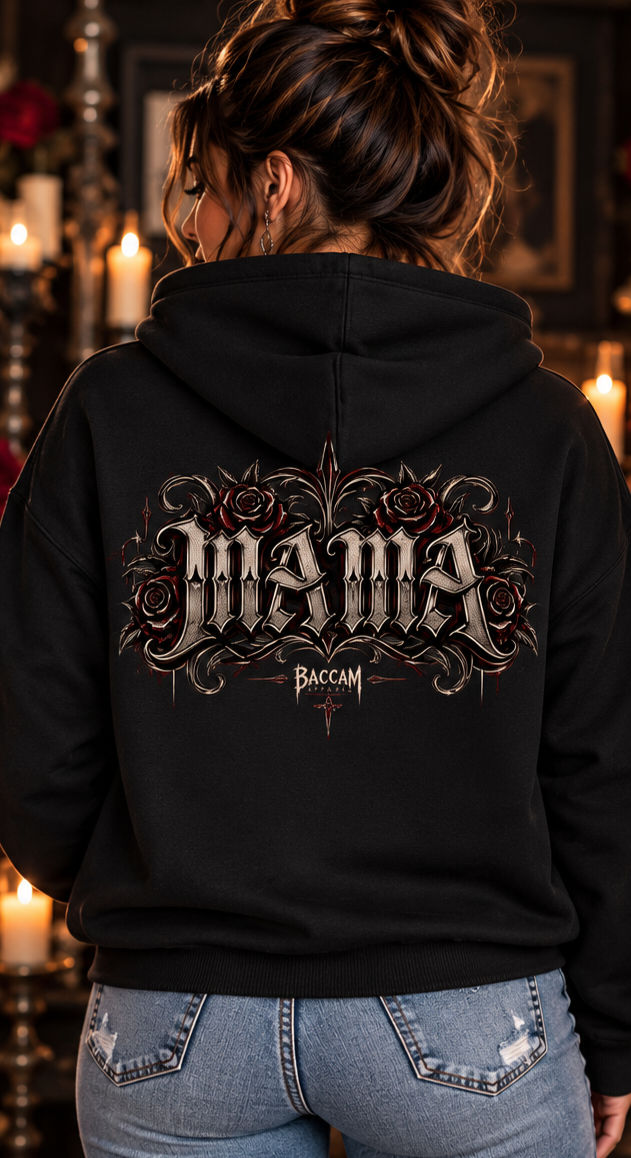 Thorns & Attitude – Gothic MAMA Hoodie