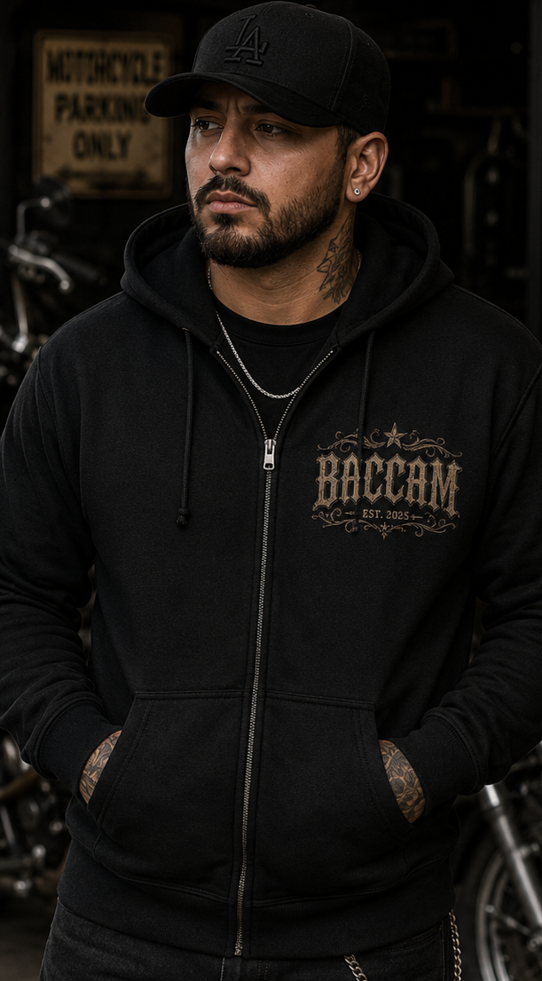 Born to Ride zip up