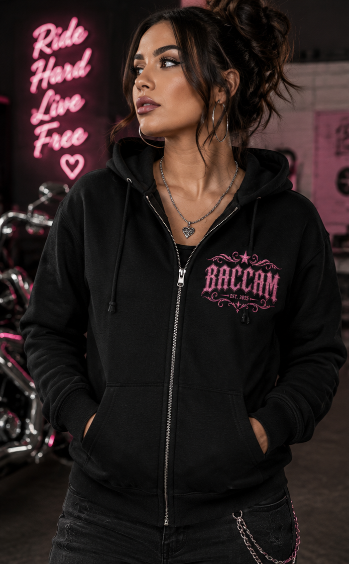 Born to ride womens hoodie