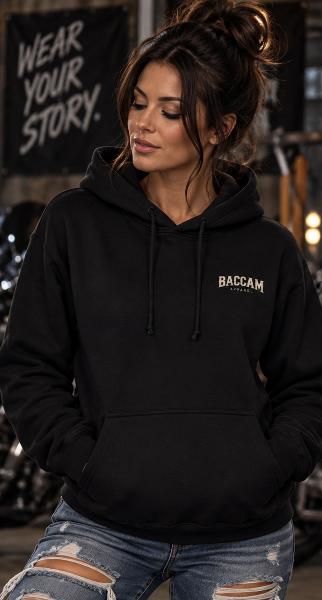 Baccam Raised to Ride Hoodie