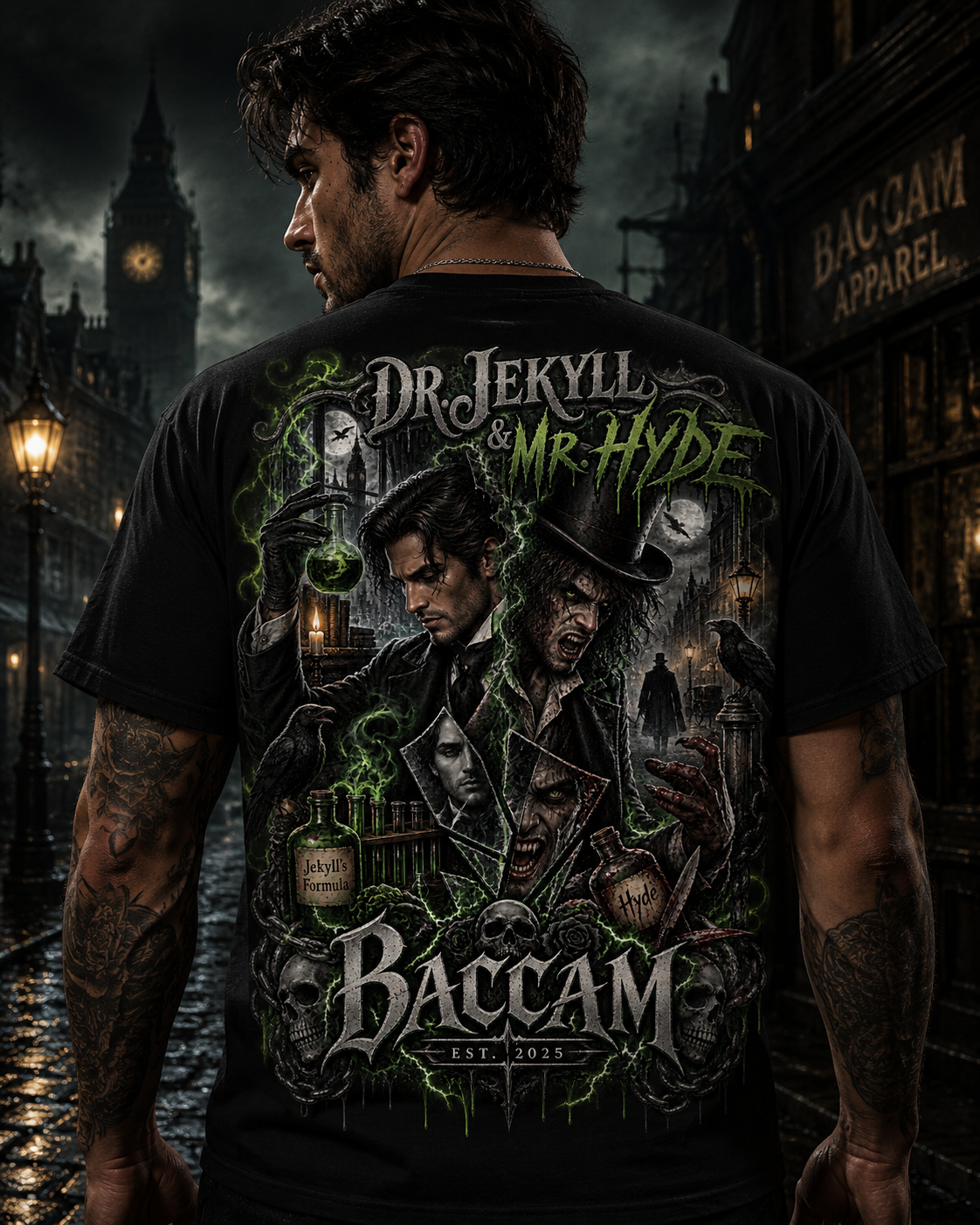 Two Sides | Dr. Jekyll & Mr. Hyde Horror Tee