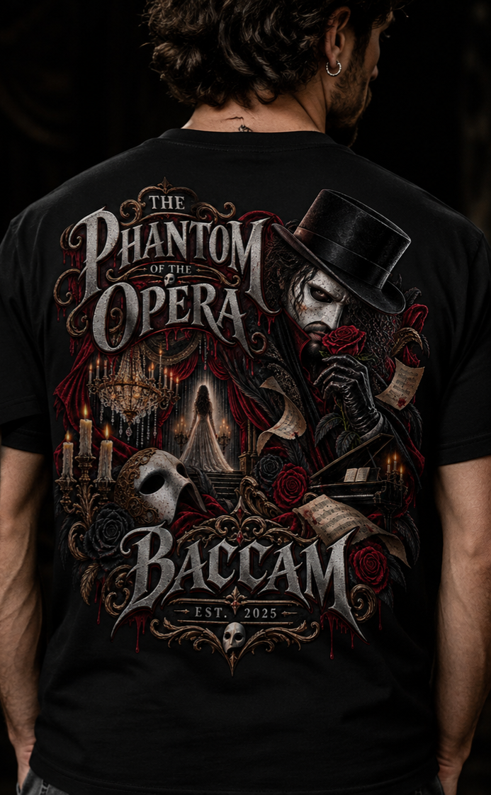 Behind the Mask | Phantom of the Opera Horror Tee