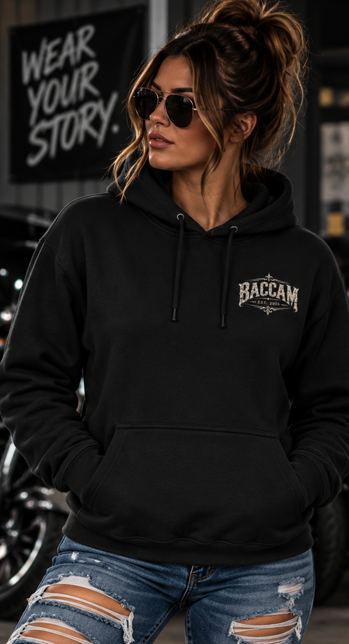 Baccam Heritage Black Hoodie