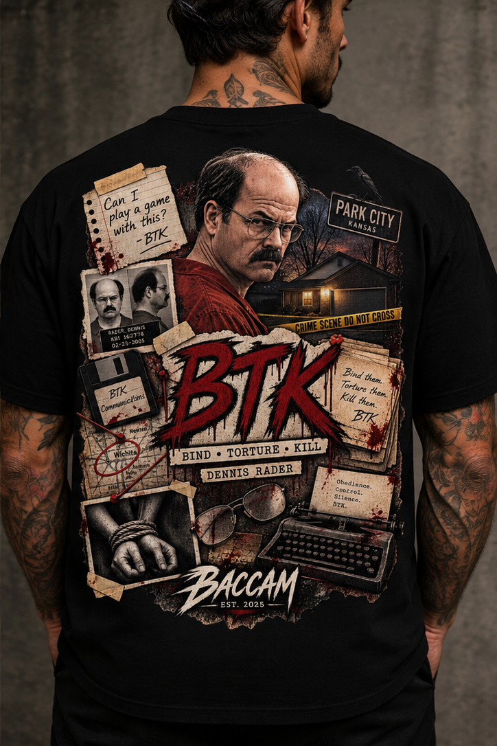 BTK – Dennis Rader True Crime Graphic Tee