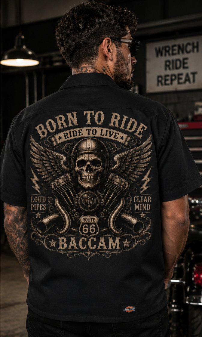 Born to Ride work shirt