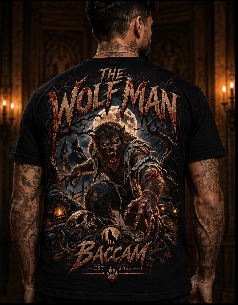 The Wolfman – Classic Monster Horror T-Shirt